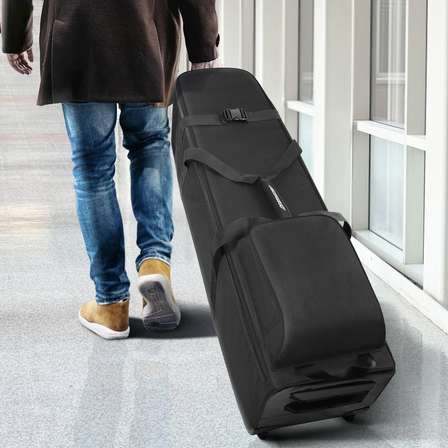 Findway Sac de Voyage pour Golf avec Roues, Tissu Oxford 900D Résistant à l'usure et Imperméable