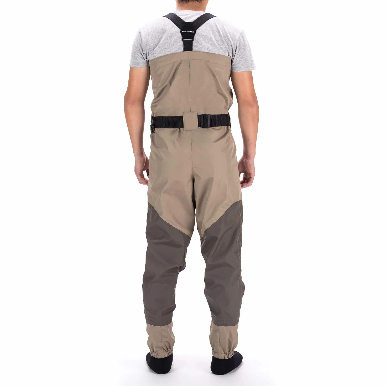 Bassdash Waders Respirants Convertibles Poitrine/Taille Pêche Chasse Hommes
