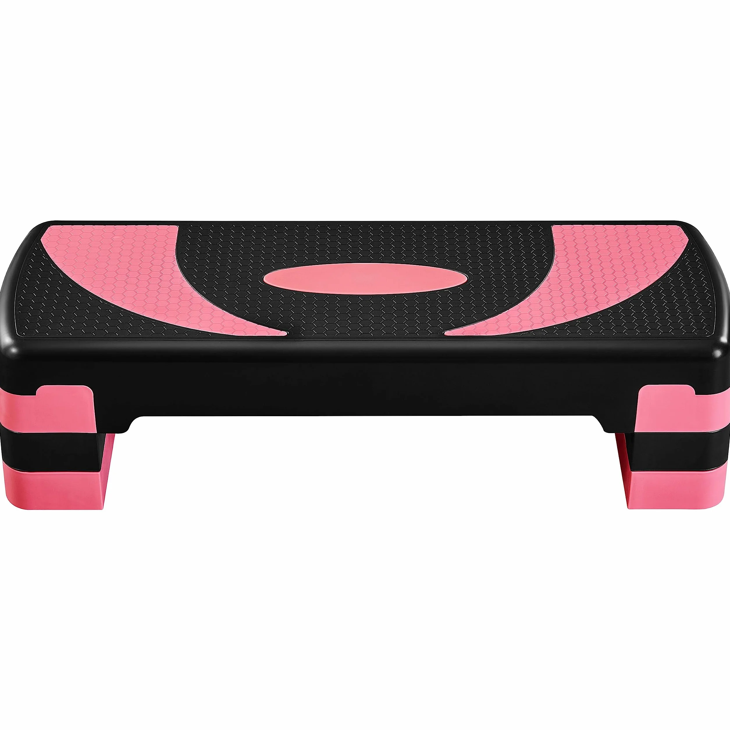 Stepper de Fitness Abician 79,5 x 30 x 20cm Réglable 3 Hauteurs Rose