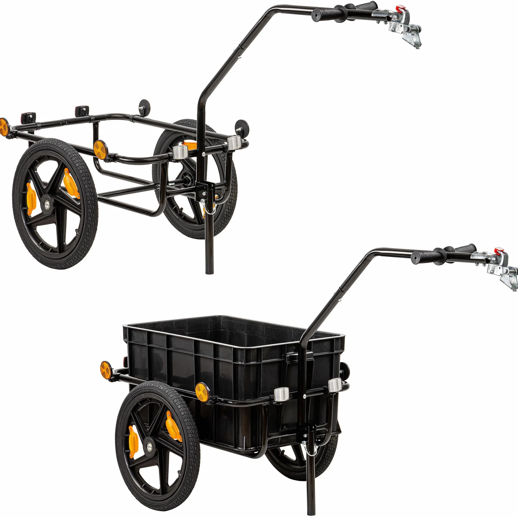 Zelsius Remorque vélo Cargo 68 litres Chariot de Transport