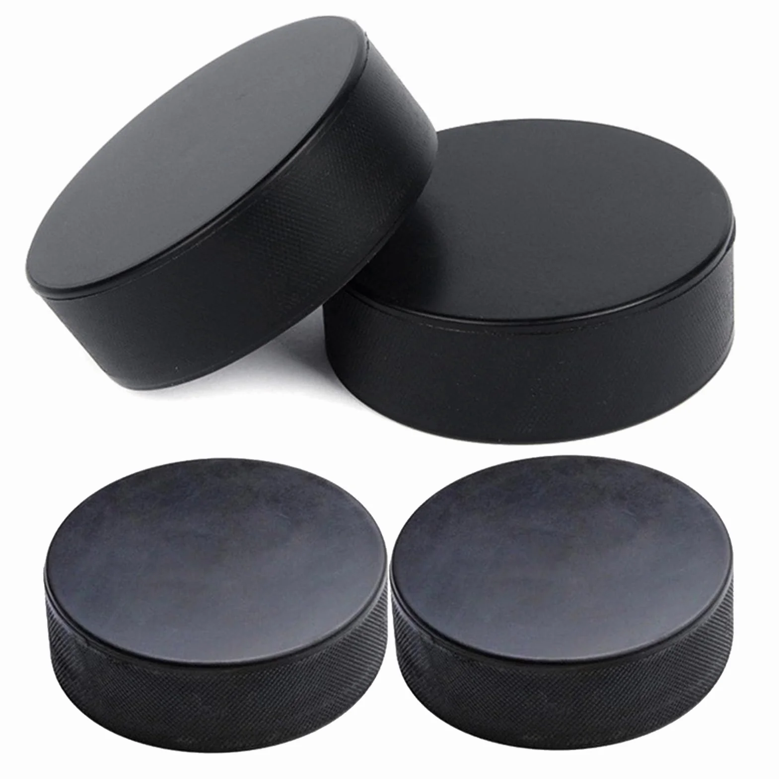 Palets de Hockey sur Glace en PU 7,5 cm 80 g léger pour entraînement Hockey sur roulettes Sports intérieur extérieur Adultes