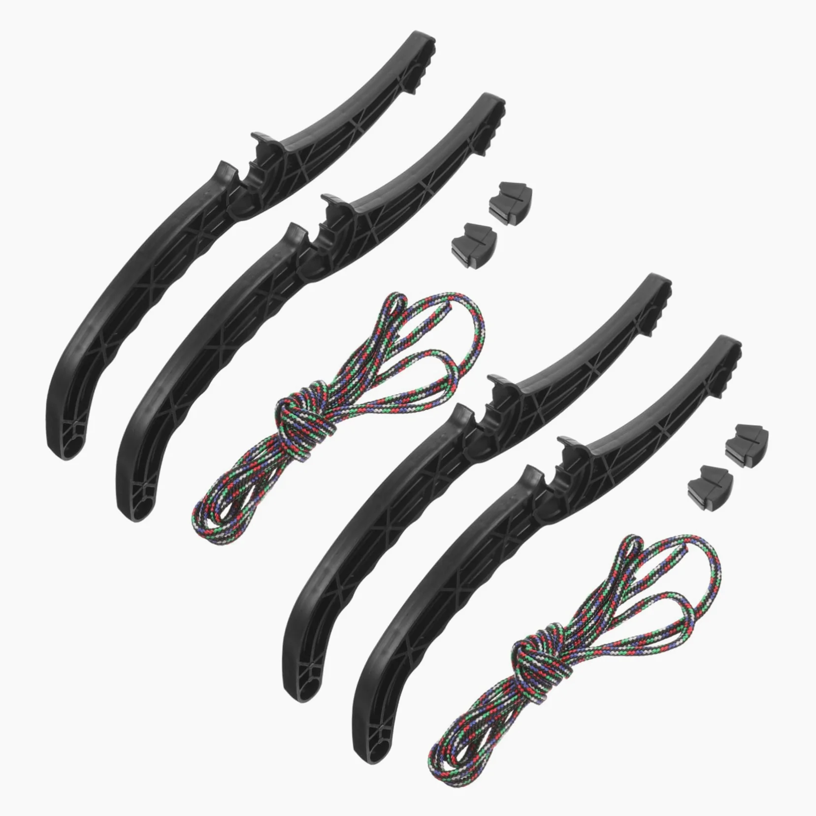 Toddmomy Freins à Skis d'hiver Hommes Kit De Fartage pour Snowboard Neige Trousse Planche Accessoire De Traîneau Levier De Frein De Traîneau Plastique Black