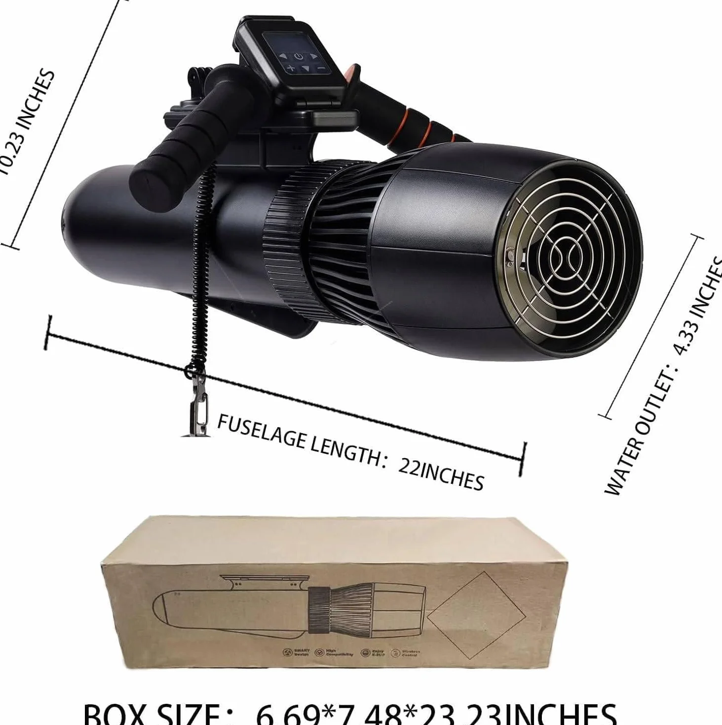 Scooter sous-marin 2025 Moteur 700W 12km/h Batterie Amovible 16Ah Autonomie 3h20 Profondeur 40m