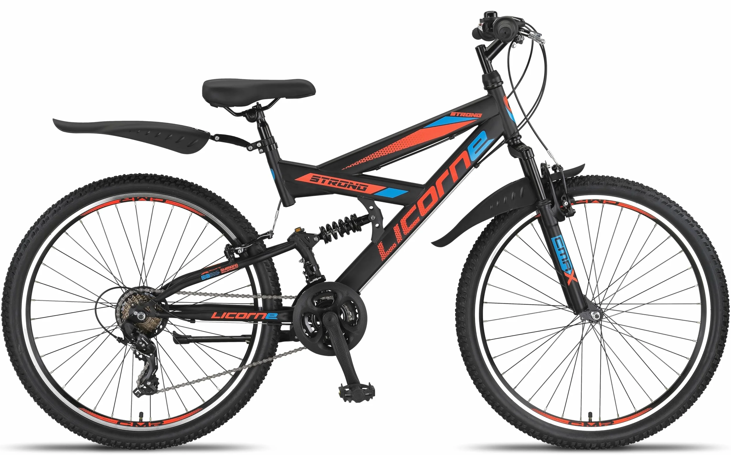 Licorne Bike VTT 24 26 pouces 21 vitesses Suspension complète