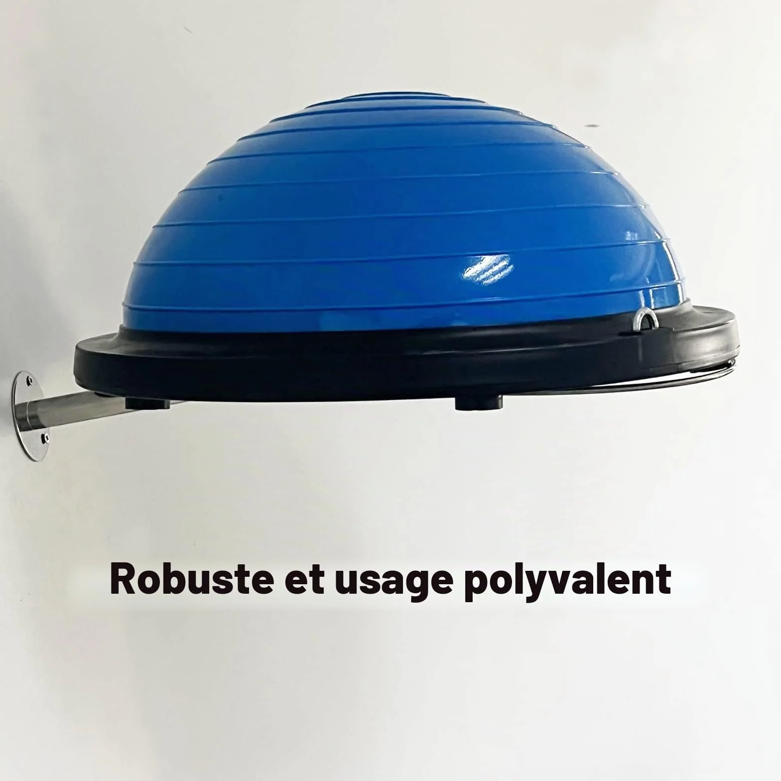 Support mural en acier inoxydable pour ballon de yoga 32 cm