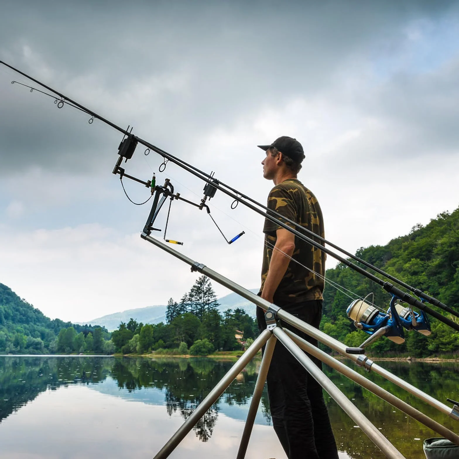 Détecteurs de Touche - 3 Indicateurs de Touche Swinger pour la Pêche à la Carpe - Indicateurs de Touche ND Bien Visibles - Accessoire de Pêche de Nuit