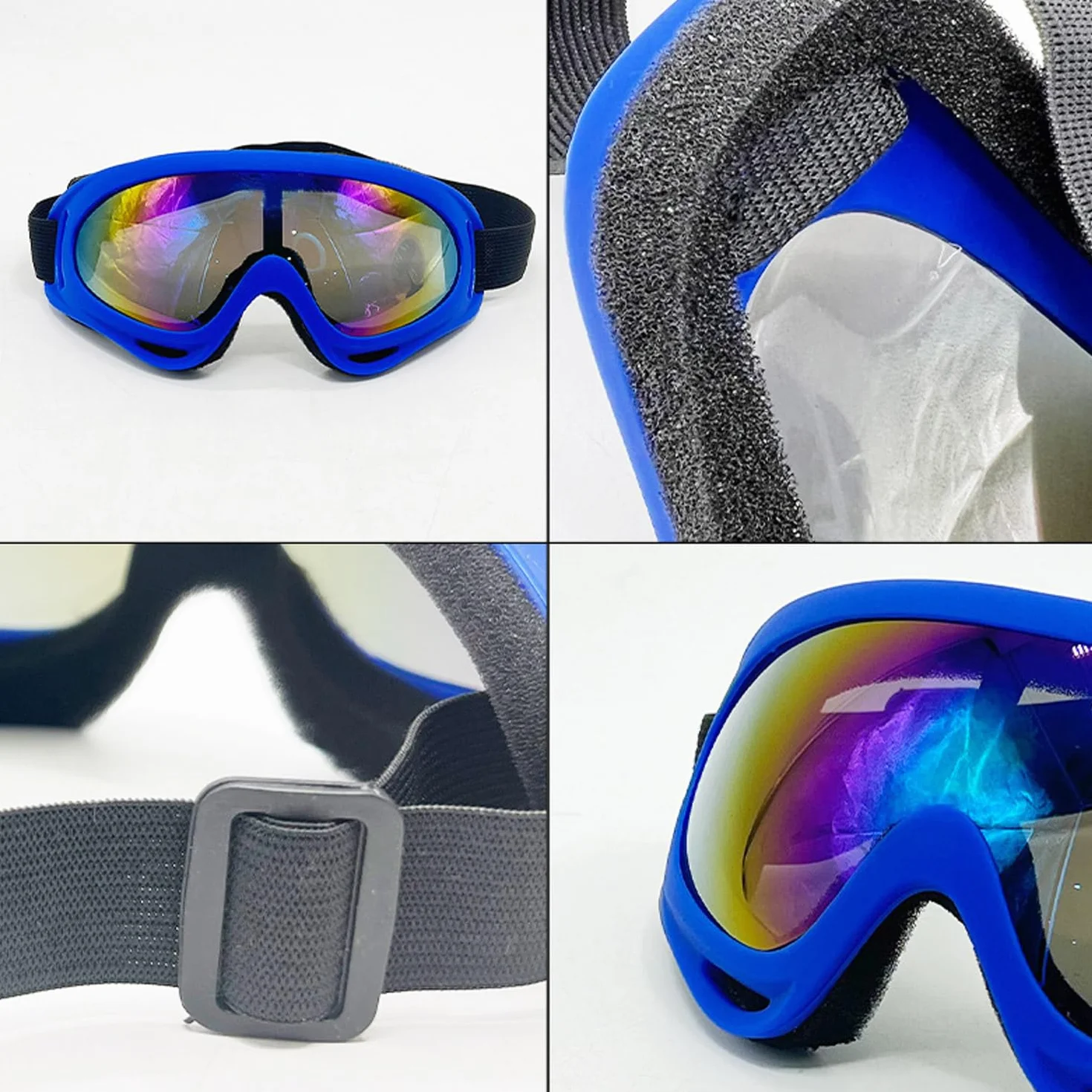 Lunettes de ski anti-buée UV unisexe pour snowboard cyclisme randonnée