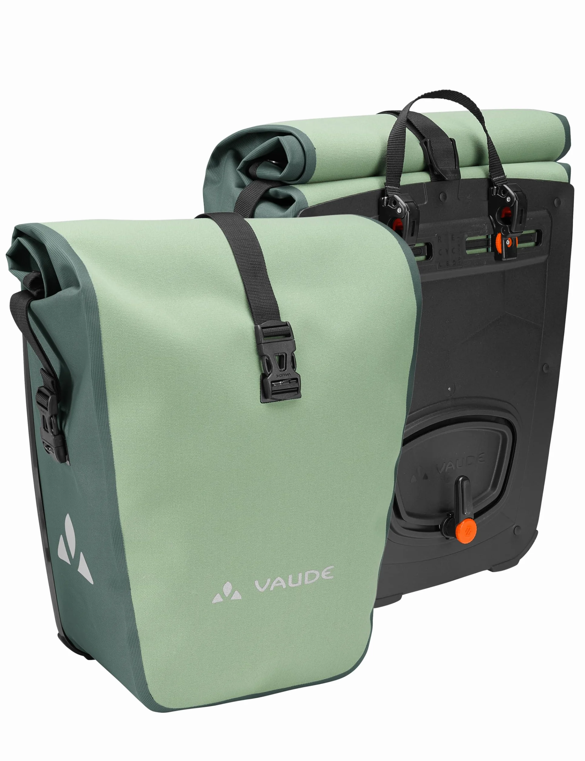 VAUDE Aqua Back Supreme - Sacoche de vélo étanche pour Porte-Bagages - 2 x 24 l - Sacoche arrière pour vélo - Robuste et Durable - Fabriquée en Allemagne