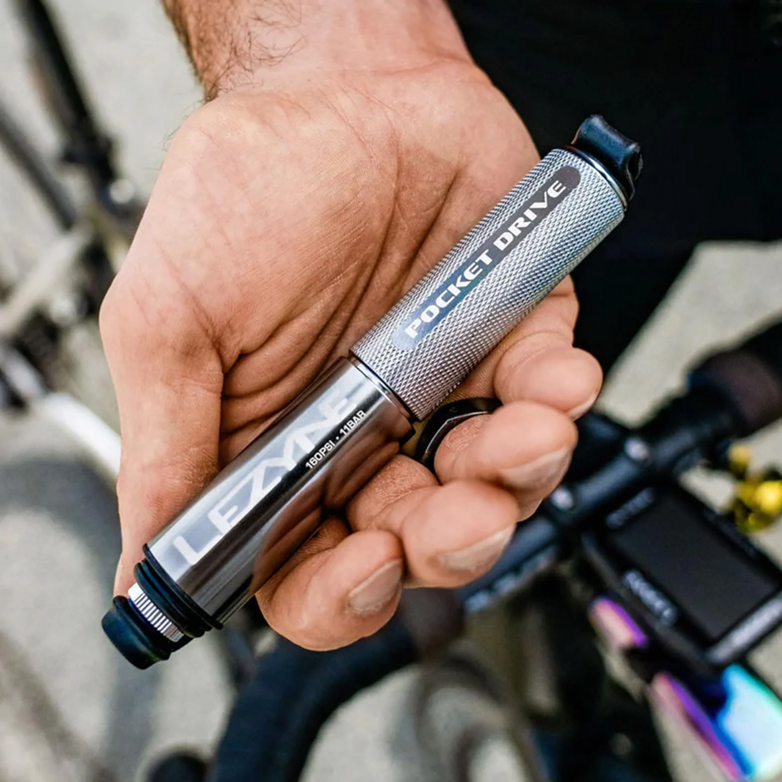 Lezyne Pocket Drive Mini Pompe vélo VTT Adulte