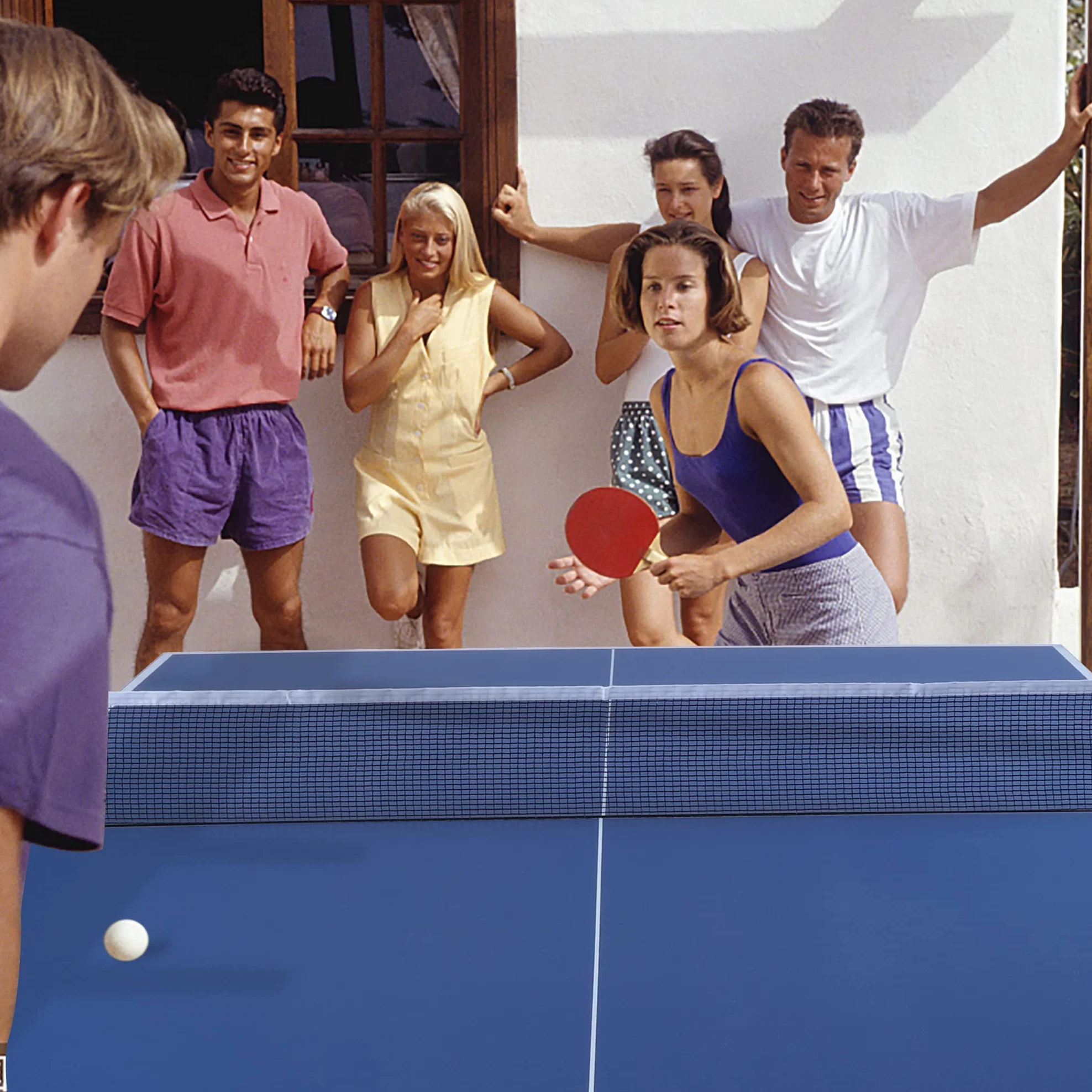 Table de Tennis de Table 7FT Pliante MDF 12mm 206x114.5x76 cm avec Filet