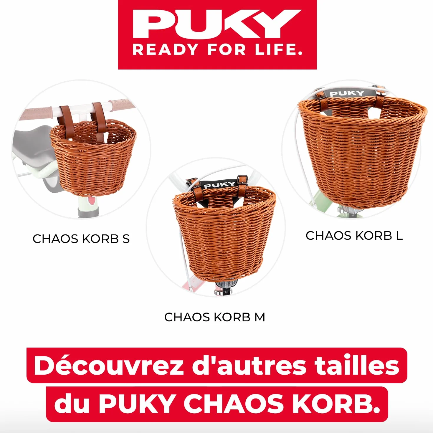 Puky Chaos Container L Porte-bagages vélo 16"-18" Noir