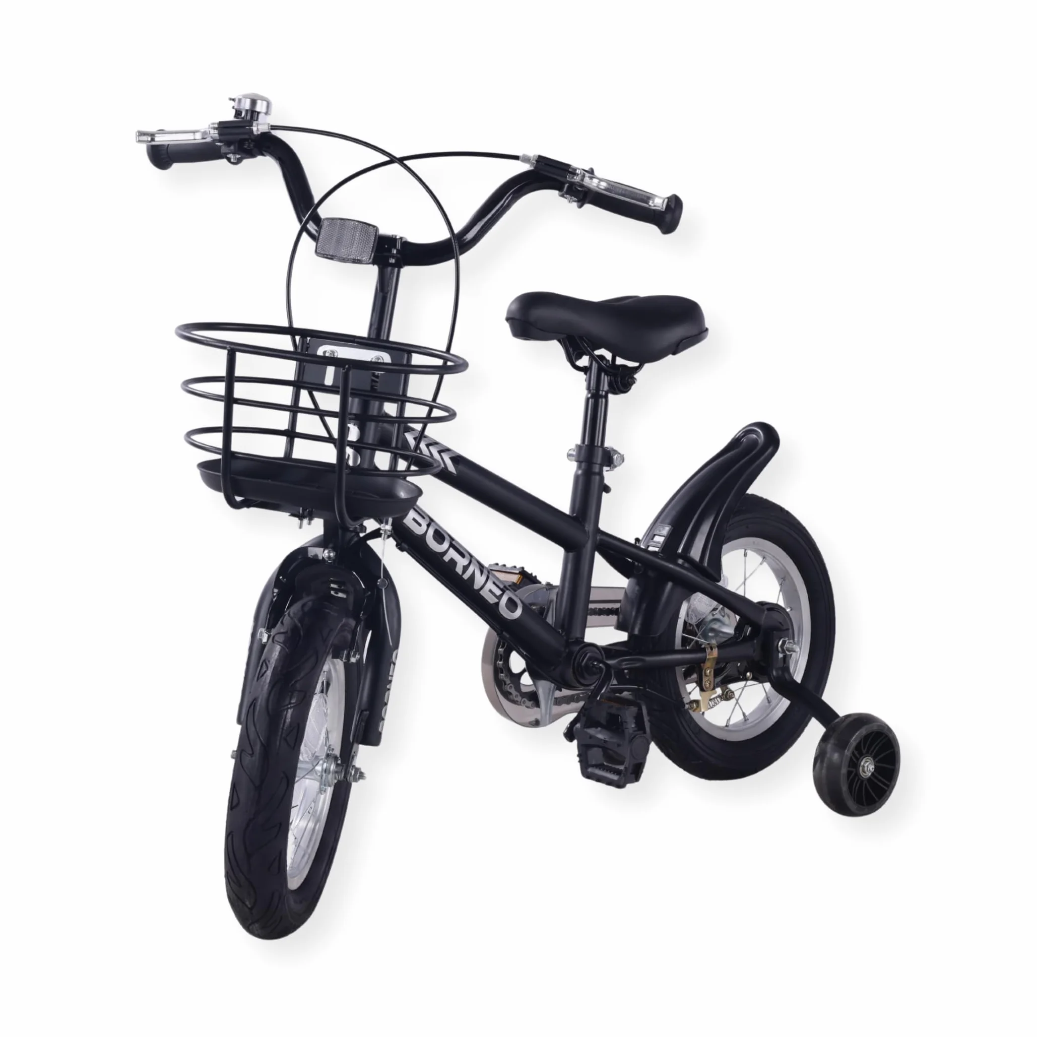 Vélo d'enfant Borneo 12 Pouces Noir