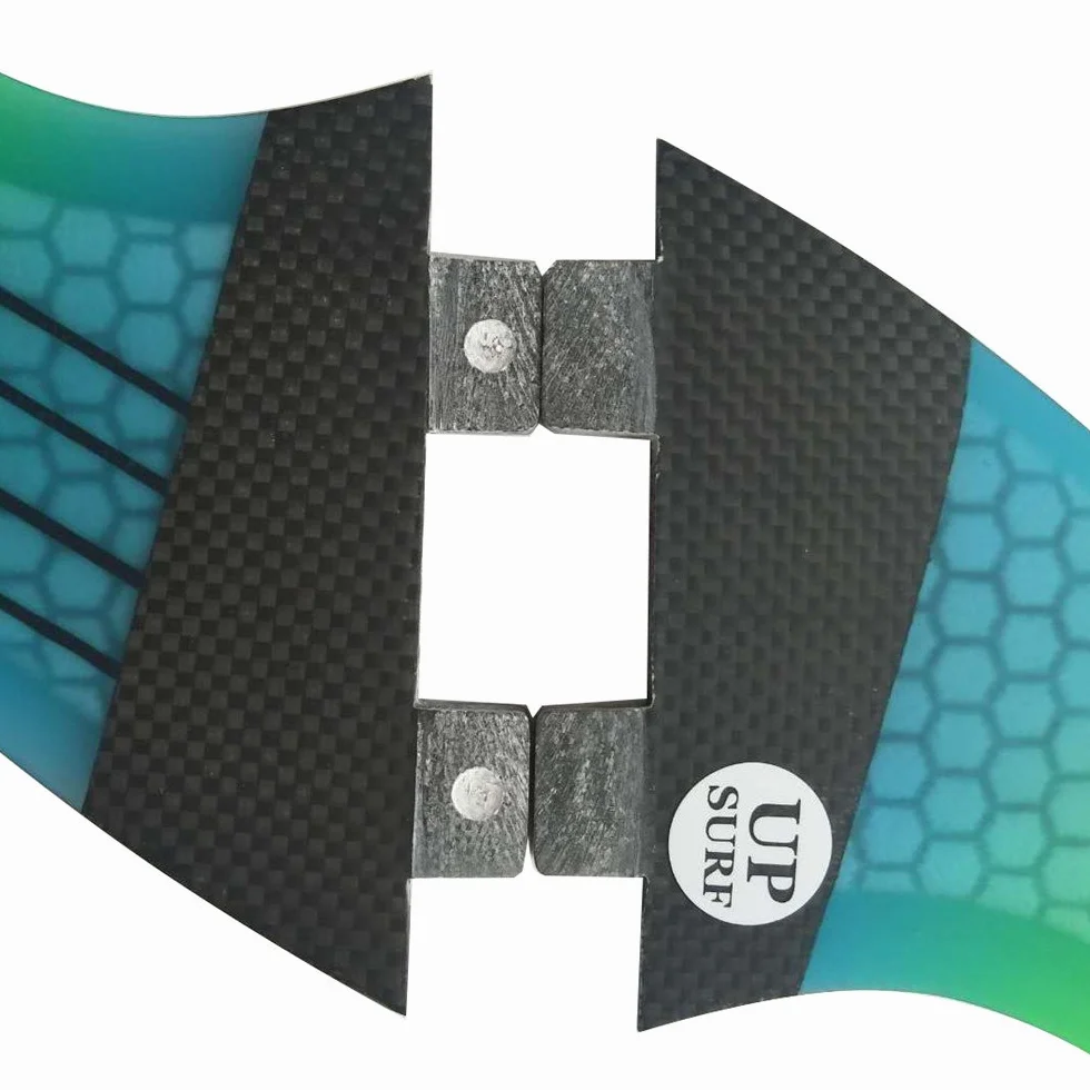 Planche De Surf Fins 3 Palmes Fibre De Verre Thruster Set