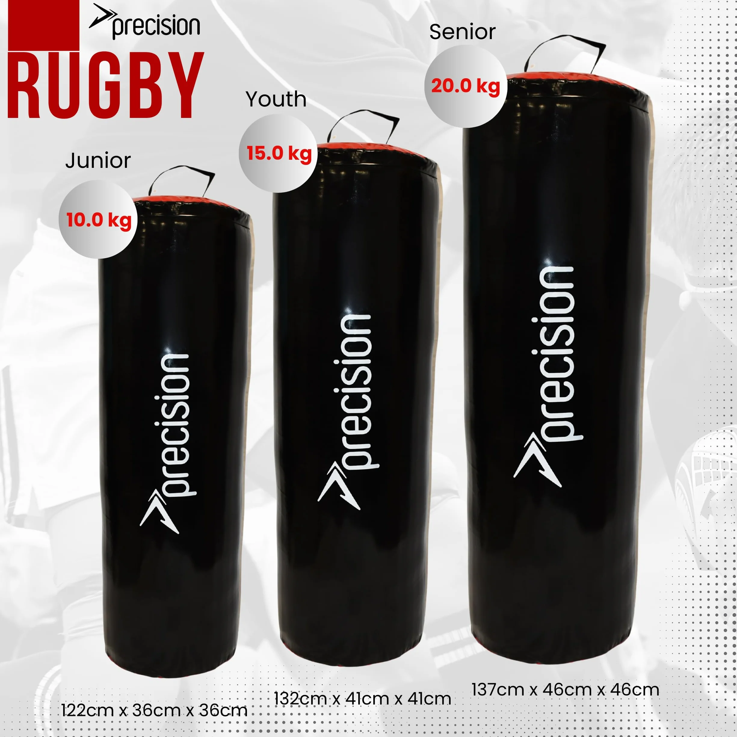 Sac de matériel de Rugby résistant 3 Tailles 10 15 20 kg Durable