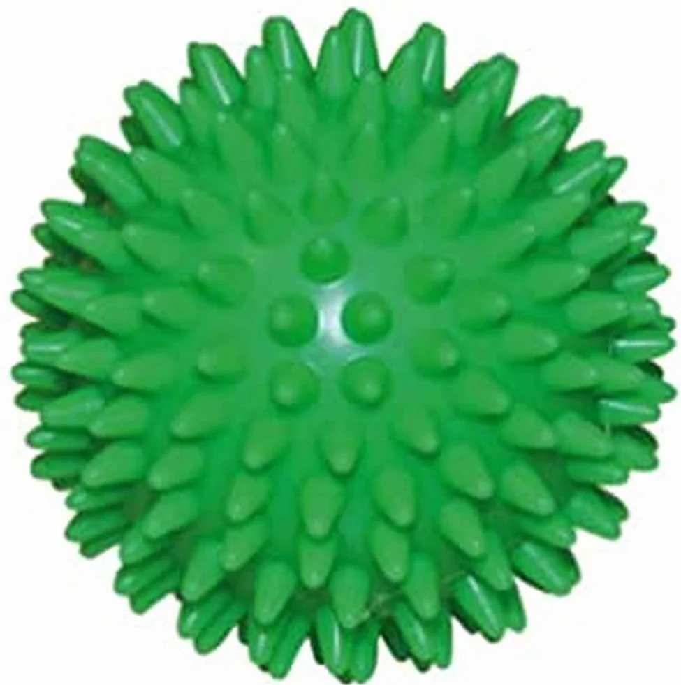 Balle picots vert Ø7 cm soft vrac