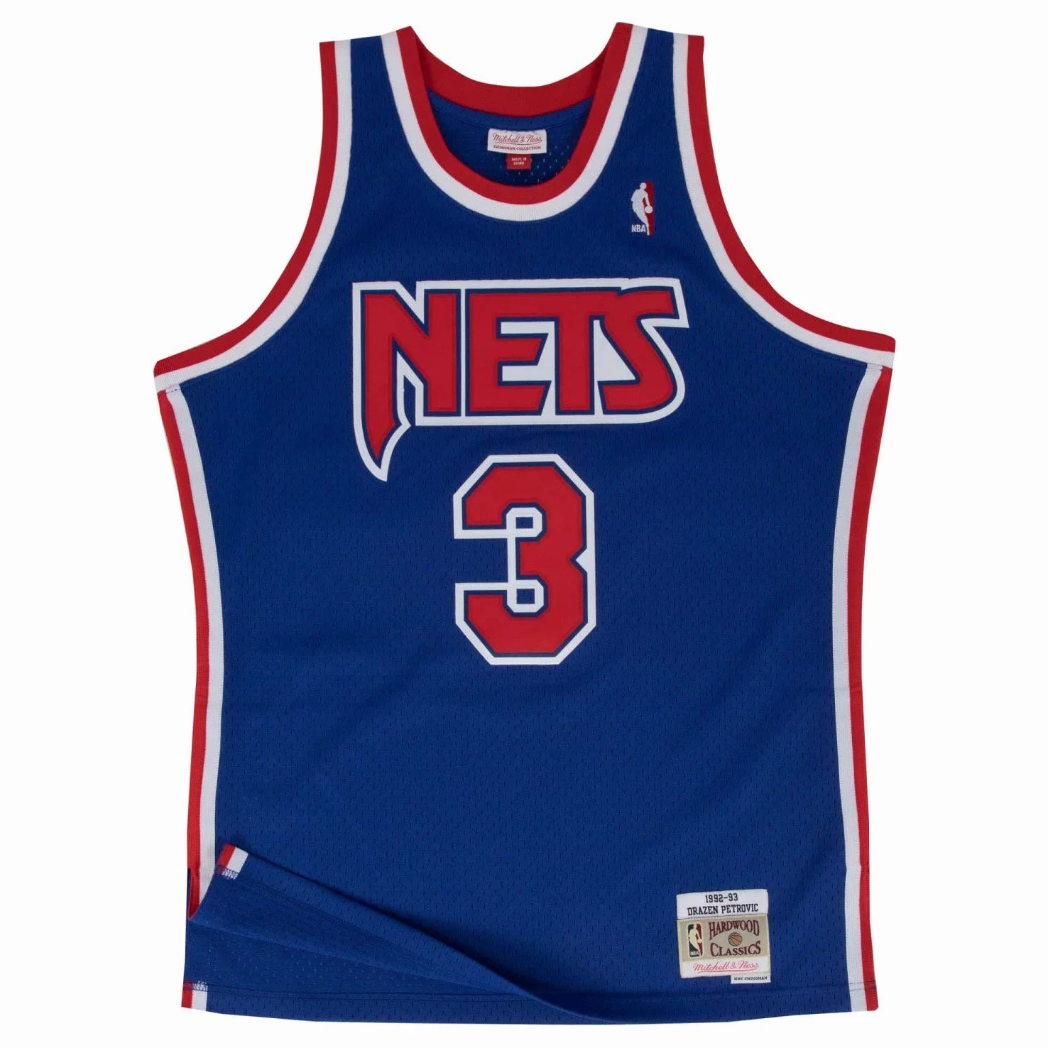 Mitchell & Ness NBA Swingman Jersey - New Jersey Nets - Dražen Petrović 1992-93 Hardwood Classics
