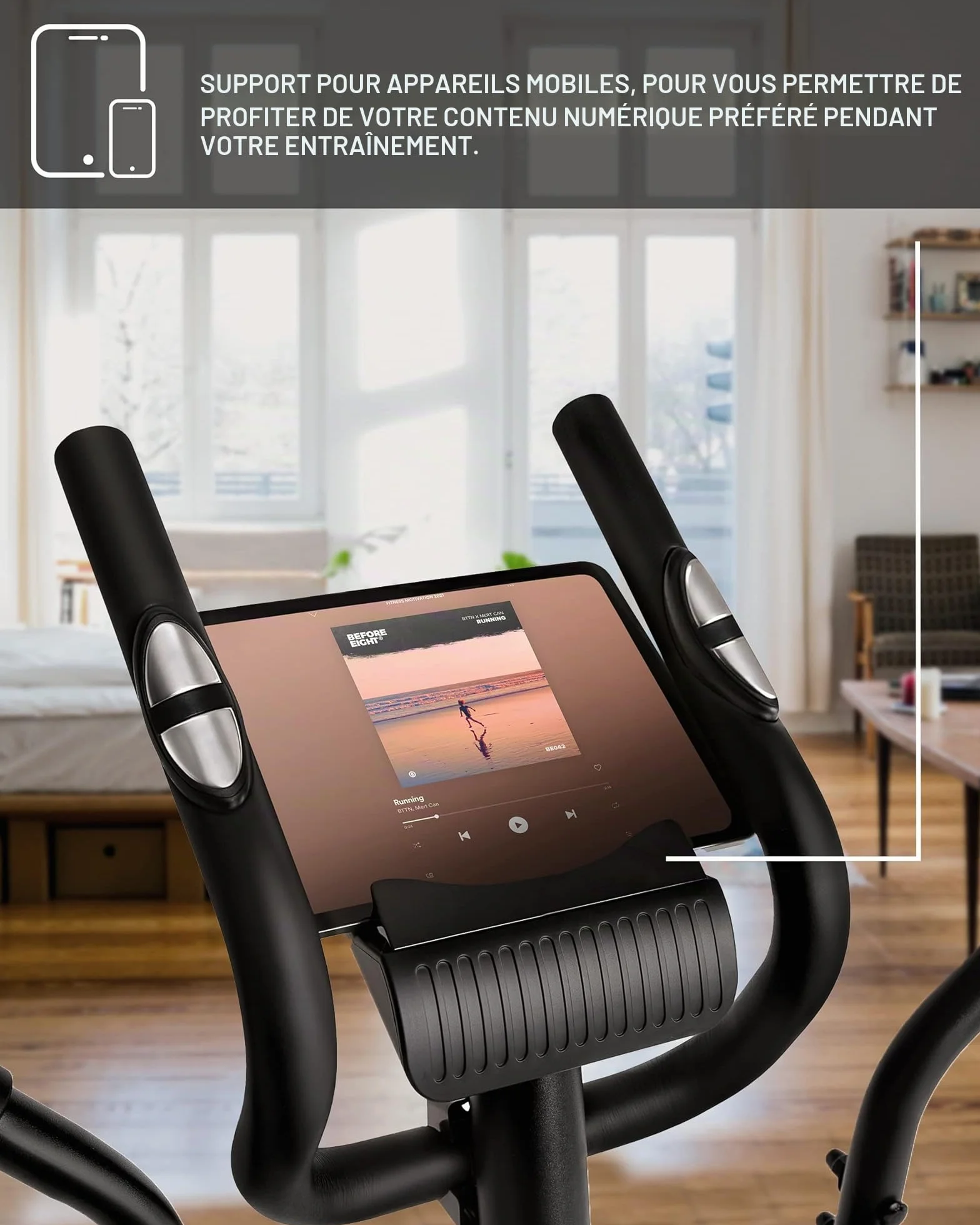 Zipro Crosstrainer Shox, vélo elliptique 120 kg, 8 Niveaux de résistance, équipement Cardio Domicile