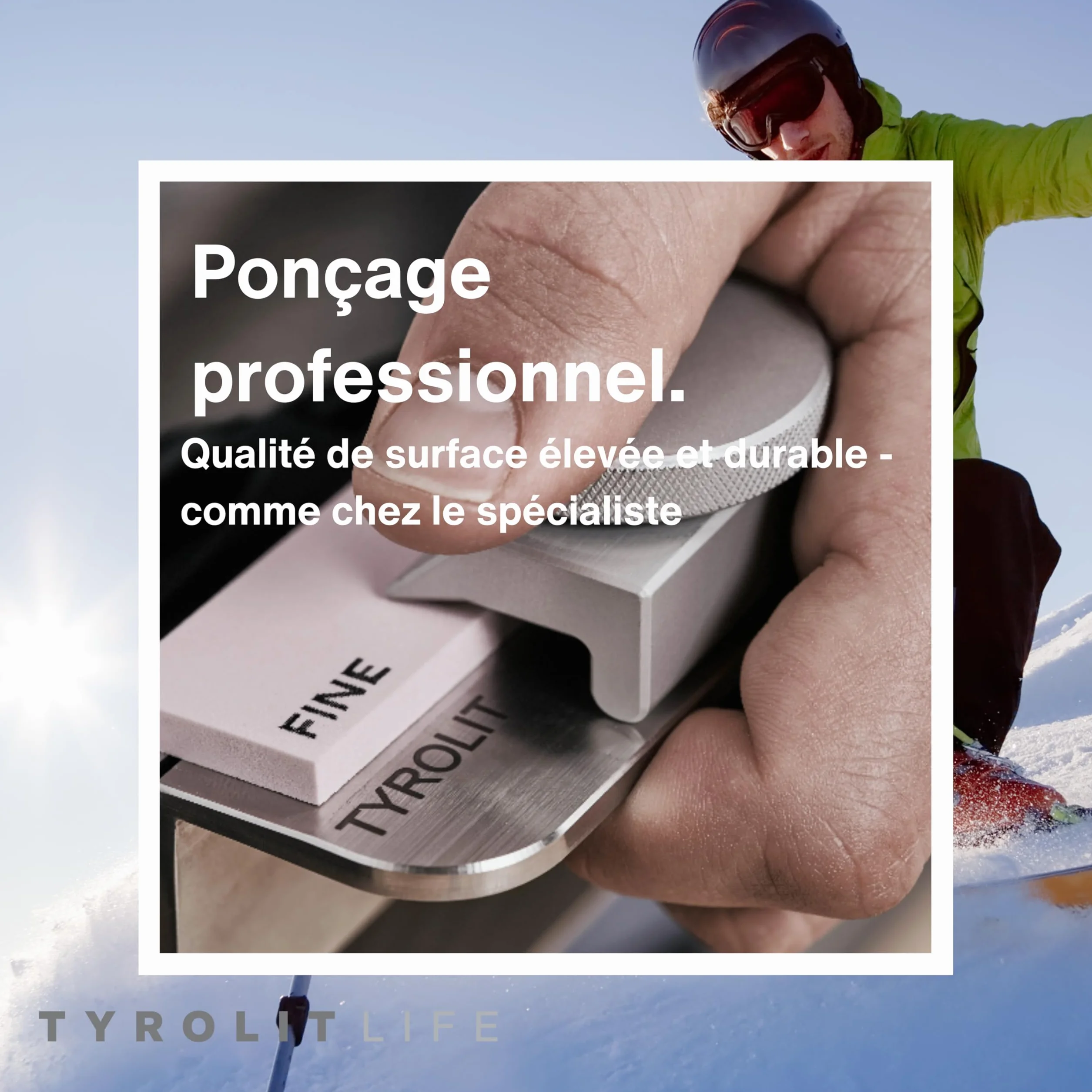 Tyrolit Life Lime à Bords Ski et Snowboard Lot de 3 Céramique Affûtage