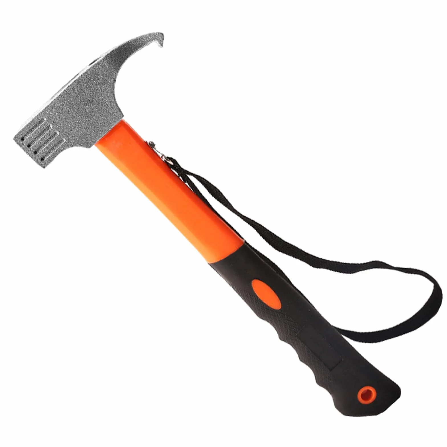 Marteau de Camping en Aluminium avec Crochet et Extracteur de Piquet - Maillet Antidérapant pour Tente