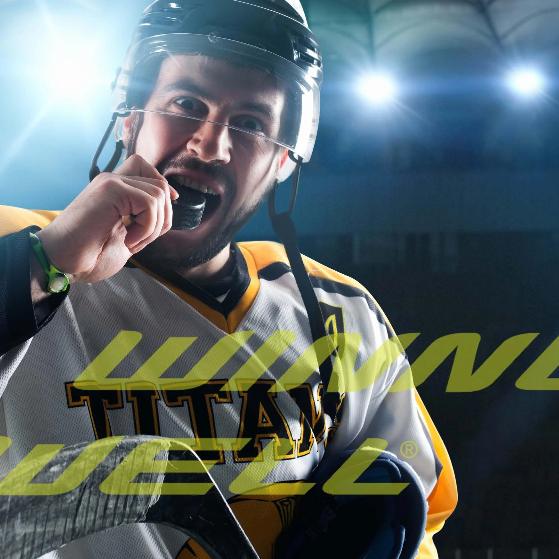 Winnwell 18 palets de hockey sur glace noirs 170,1 g officiels