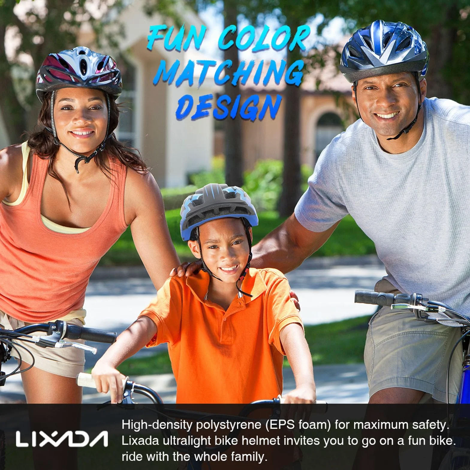 Lixada Casque de vélo pour enfant, casque intégré avec mentonnière amovible, casque de protection pour le cyclisme, le skateboard, le patin à roulettes