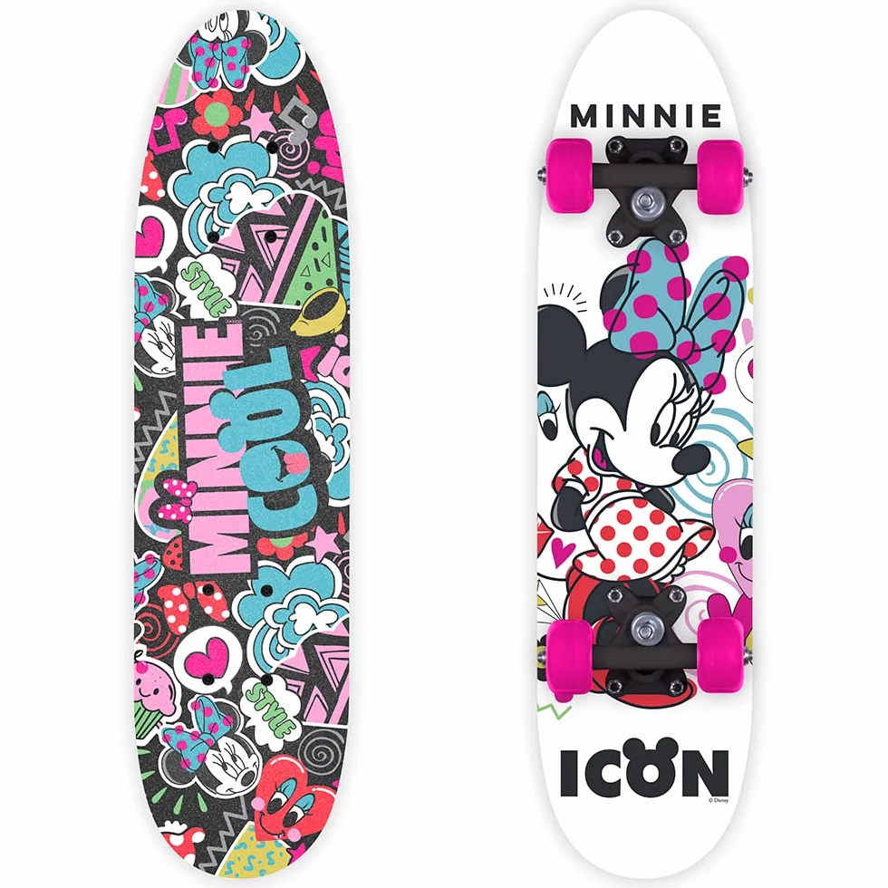 Seven Polska Skateboard Minnie Mouse 61 x 15 x 8/10 cm Multicolore