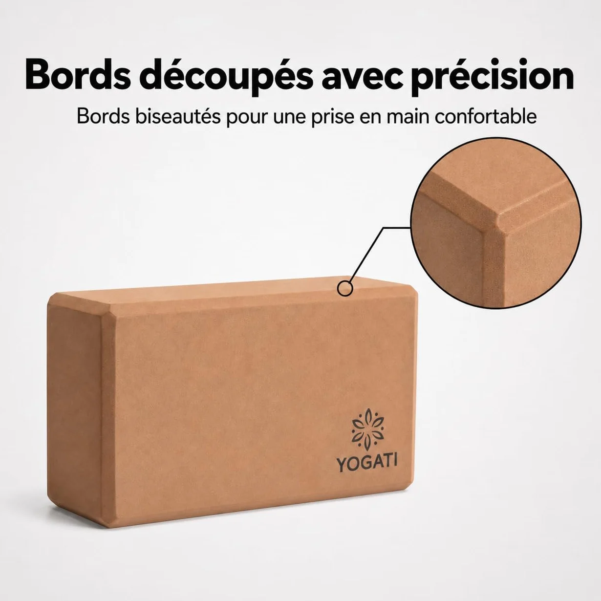 Blocs de Yoga en Mousse EVA lot de 2 Briques Dimensions 22 x 12 x 7.5 cm Antidérapant pour Pilates Fitness
