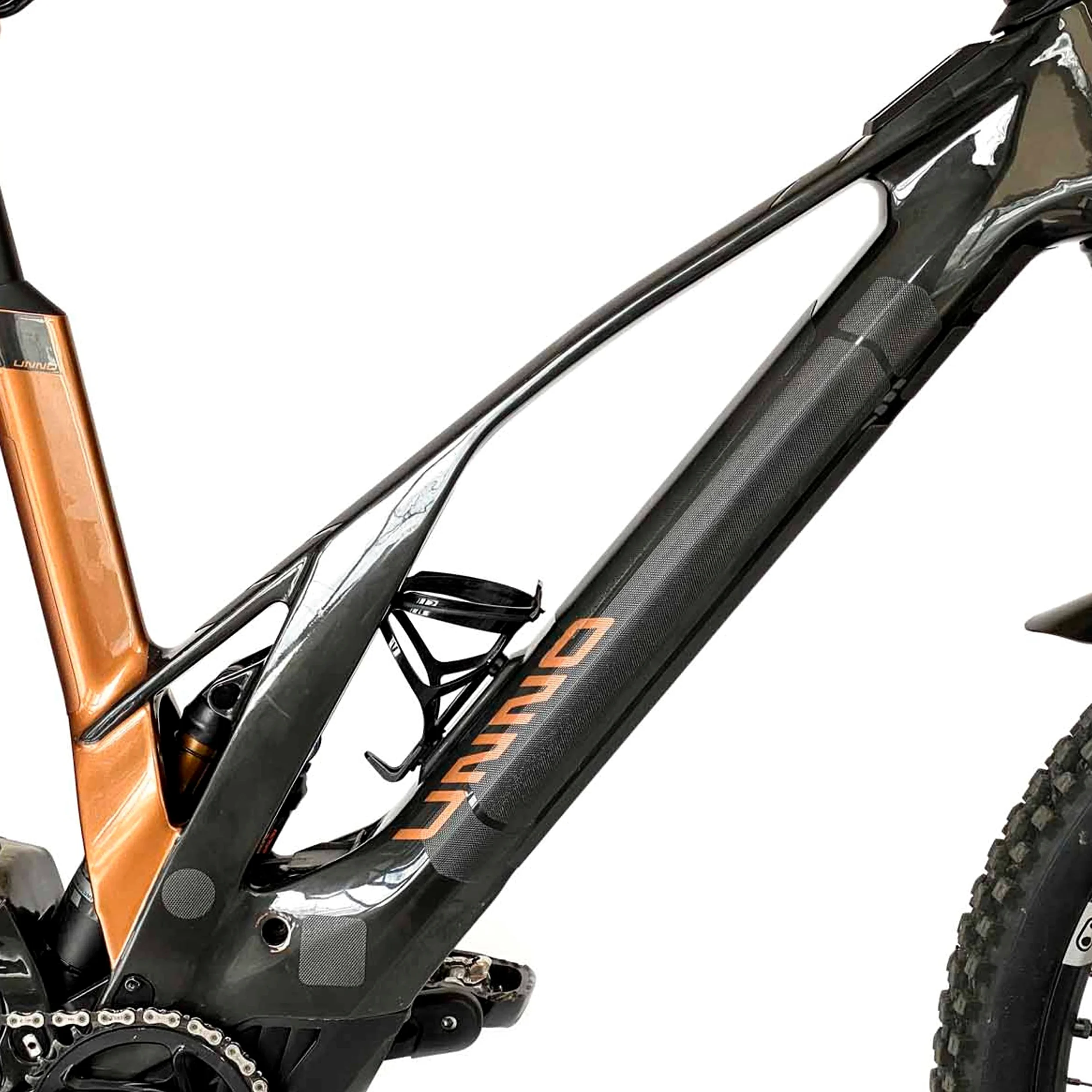 All Mountain Style Protection Cadre VTT électrique | Film adhésif Transparent pour protéger Votre vélo des Rayures et des Chocs