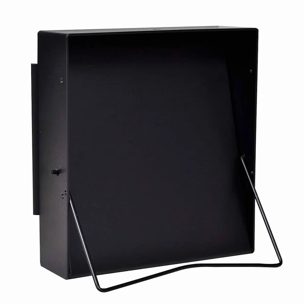 Porte-Cible Carré avec Piège à Plombs 100 Cibles Papier 14 cm