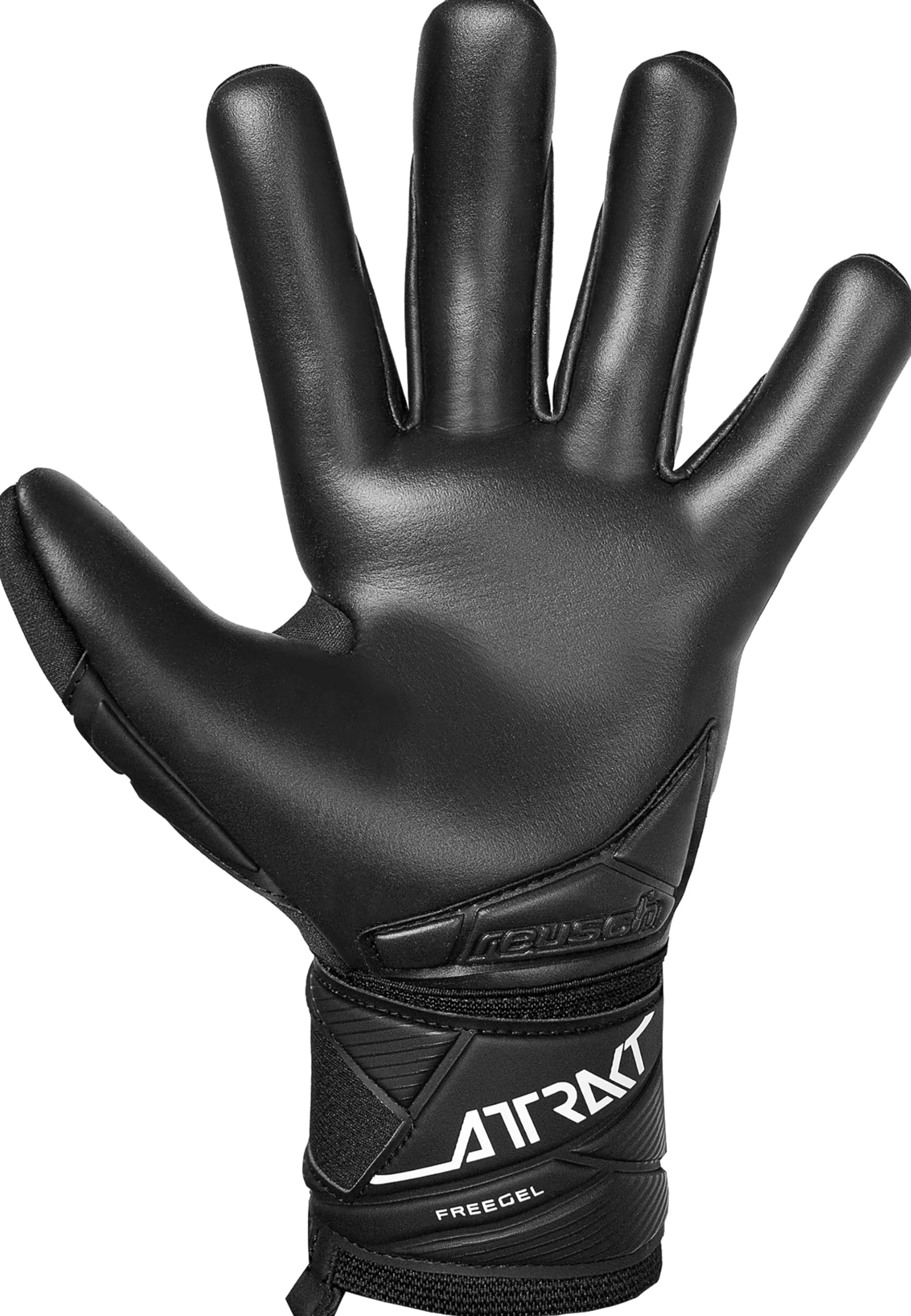 Reusch Gants de Gardien de But pour Hommes Adultes | pour l'entraînement et Les matchs | Gazon Artificiel, Gazon Naturel et Terrain Dur | Attrakt Freegel Infinity