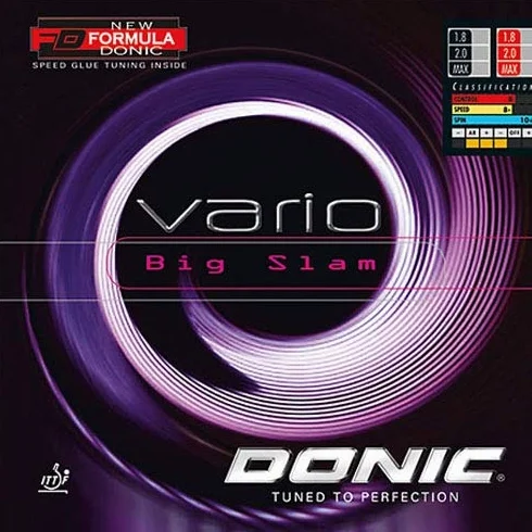 DONIC Caoutchouc Vario Big Slam 1,8 mm Noir