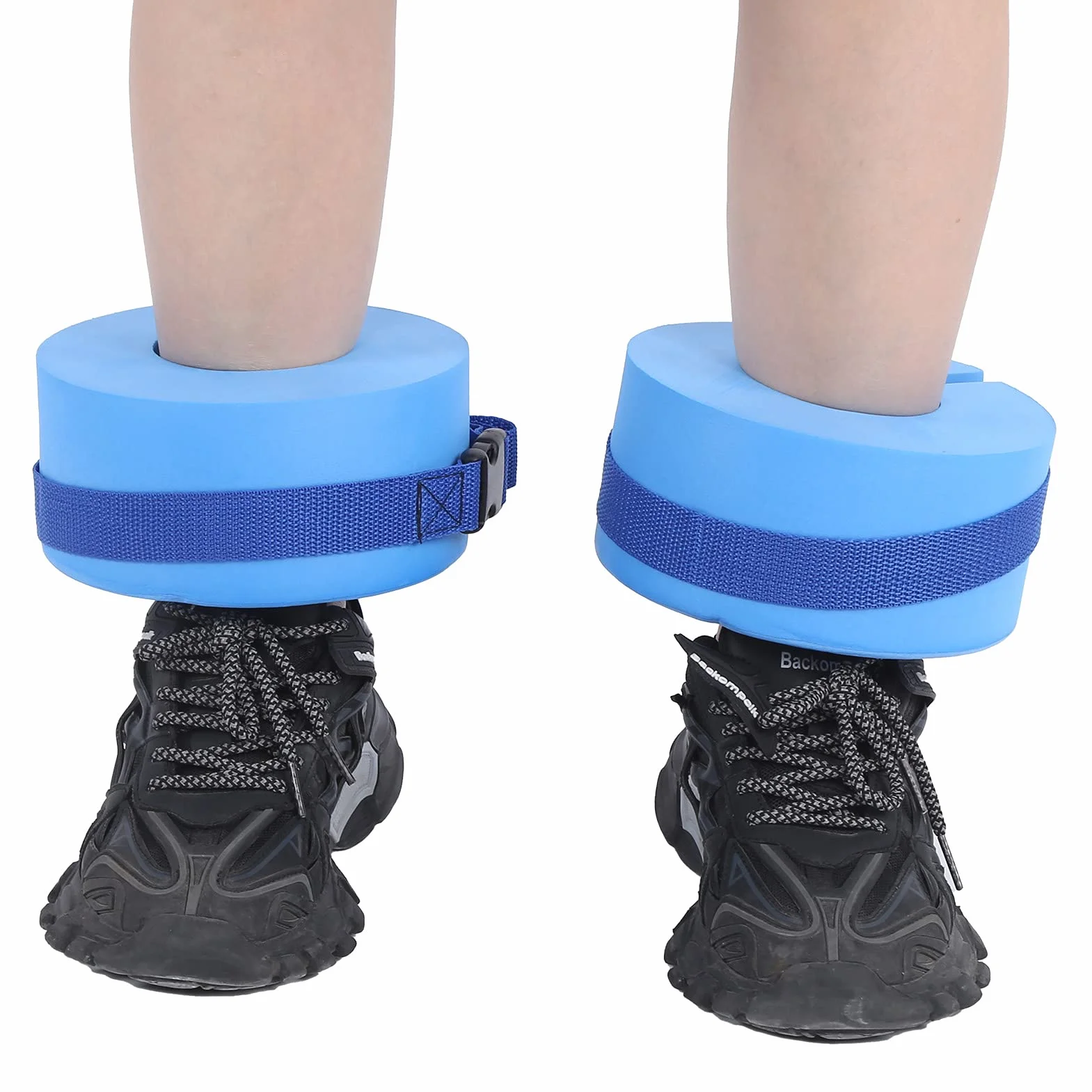 2 pièces Poignets Aquatiques de Natation, Manchettes Natation EVA Anneau Flottant pour l'aquagym Poids Natation avec Boucle à dégagement Rapide pour Natation, entraînement Physique