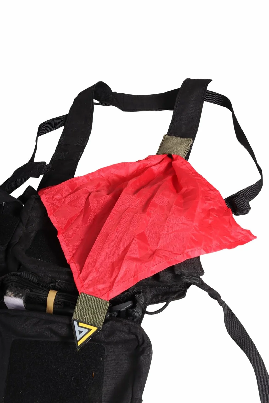 Brassards airsoft paintball double velcro rouge bleu