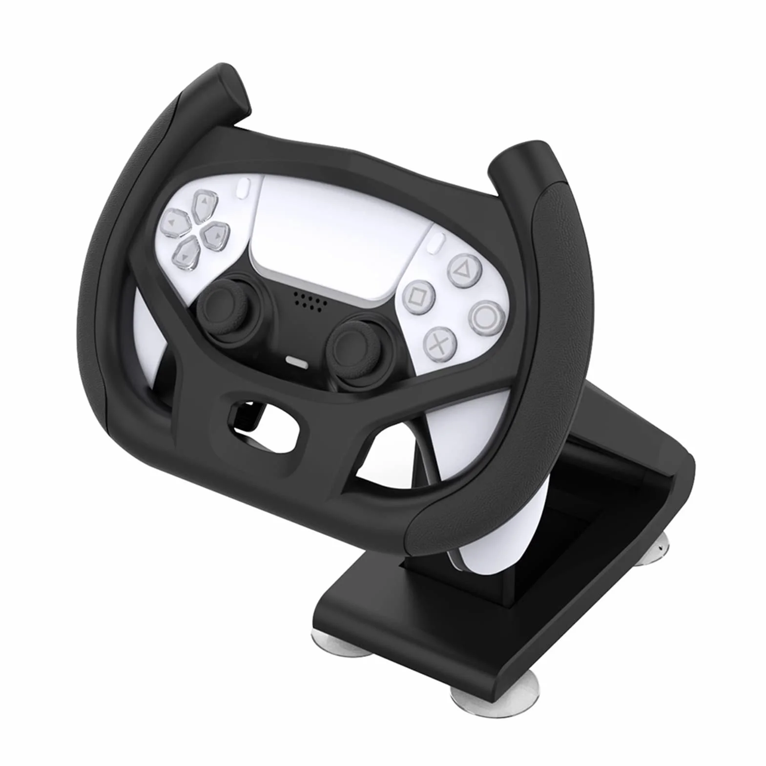 Volant De Jeu PS5 Jeux De Course Voiture Poignée Support Électronique Noir