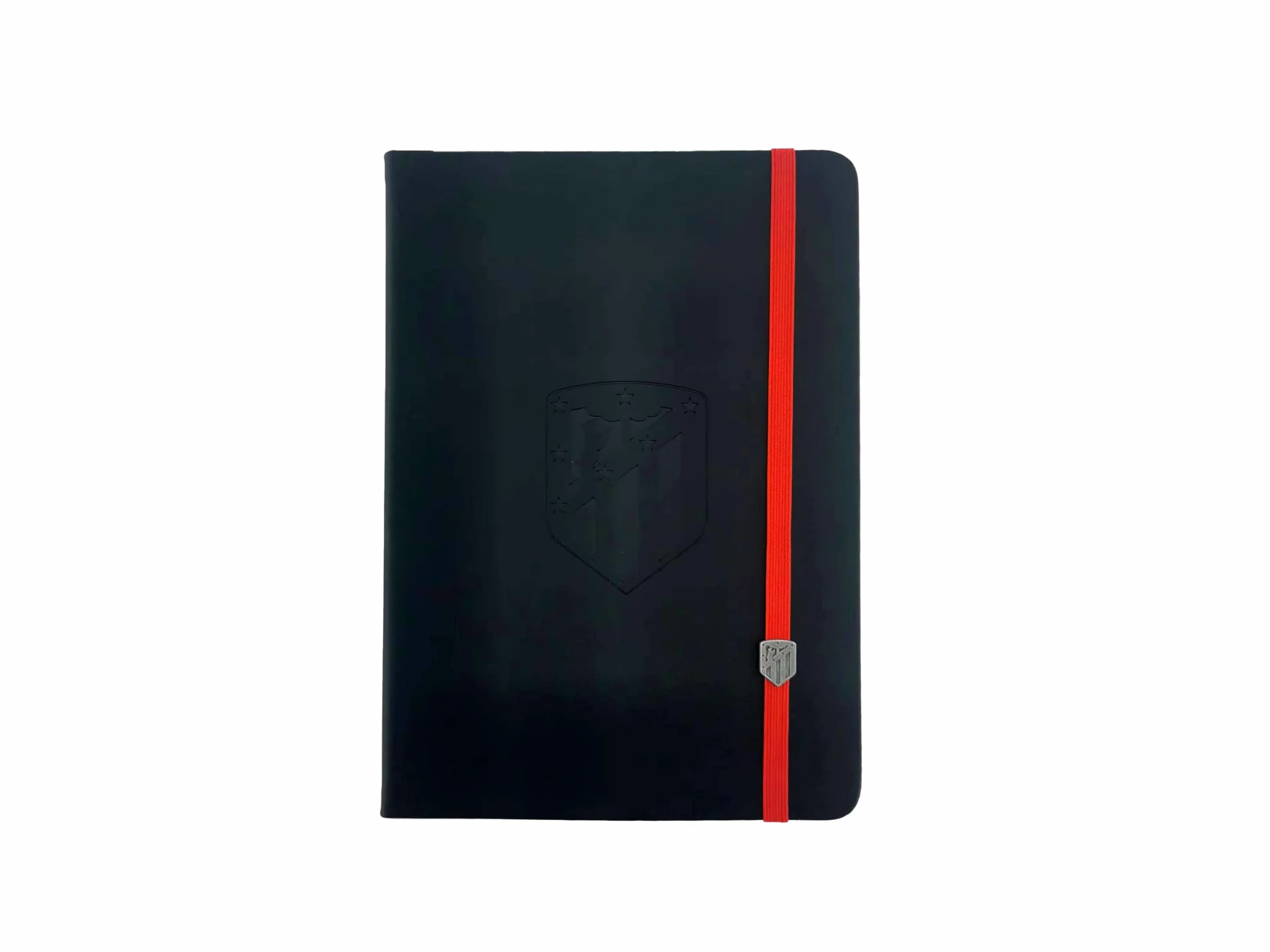 Atlético de Madrid - Pack cadeau, agenda, stylo, set d'agenda et stylo, écriture, football, couleur noire, produit officiel (CyP Brands)