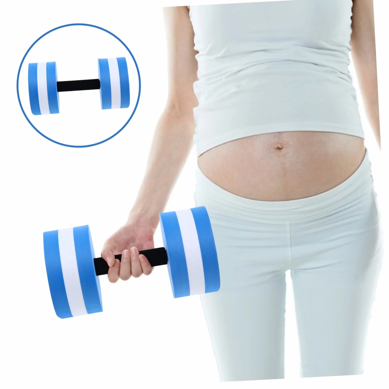 1 haltère flottante en mousse, équipement d'entraînement de piscine pour adultes, équipement de fitness, équipement de fitness flottant, survêtement pour femme, aérobie