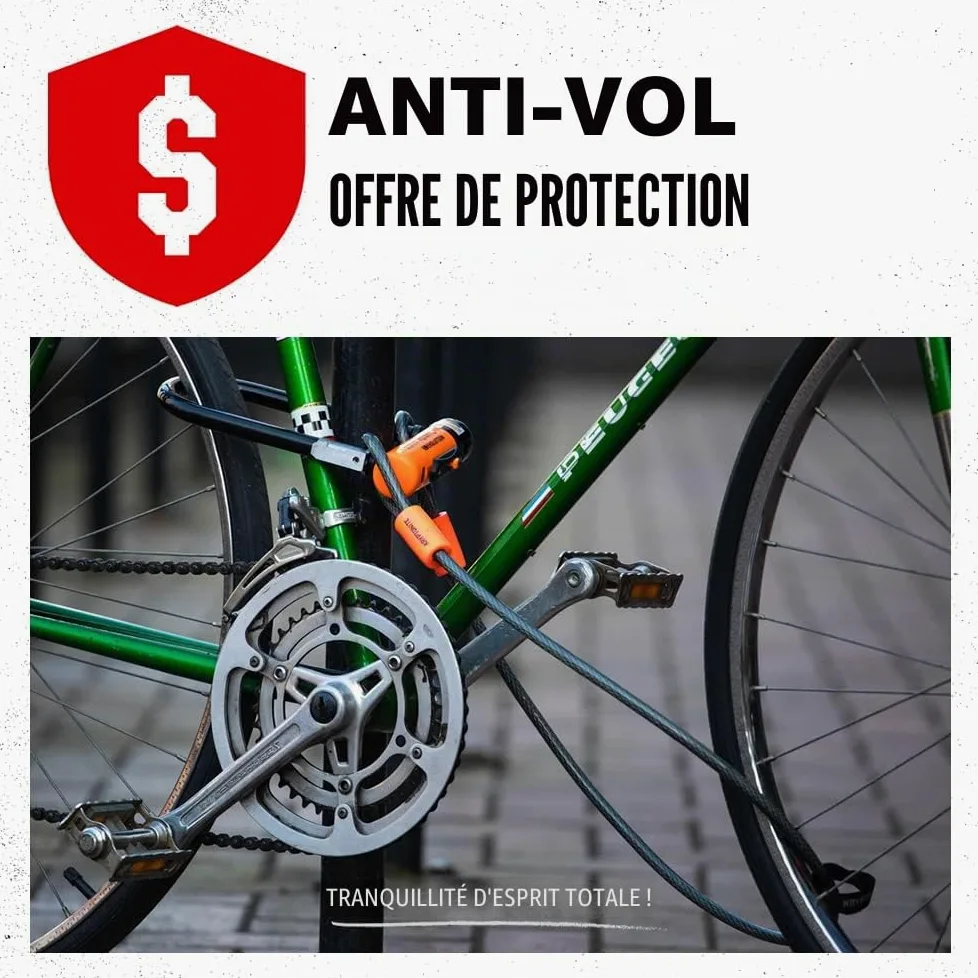 Kryptonite Keeper 585 Combo Antivol Pliable, Niveau Sécurité 5/10 | Antivol Vélo Pliable à Combinaison avec Support de Transport, Barres en Acier Trempé de 3 mm, pour Vélos, 0,99 kg, 85 cm