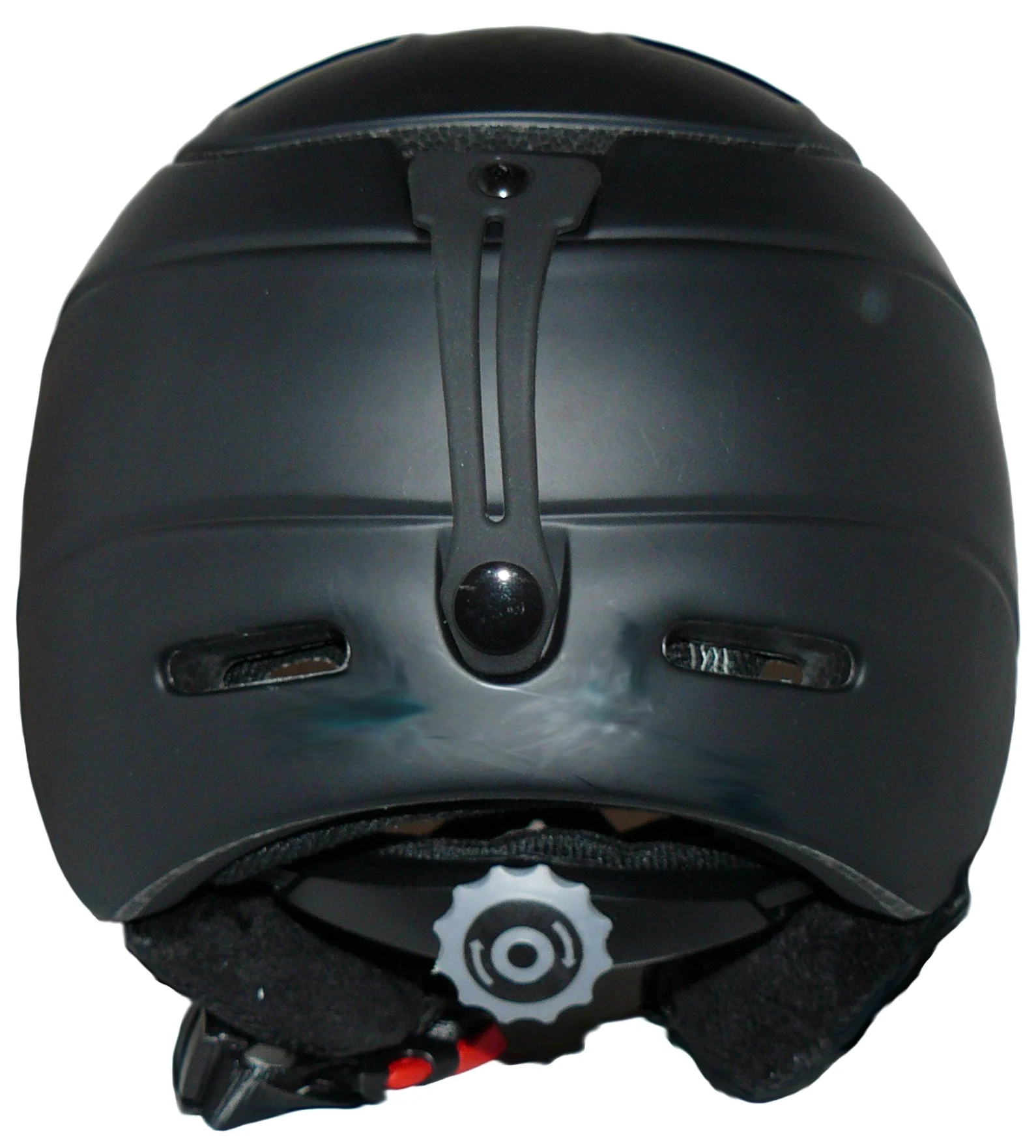 Casque de ski MS95 noir mat avec deux visières rabattables
