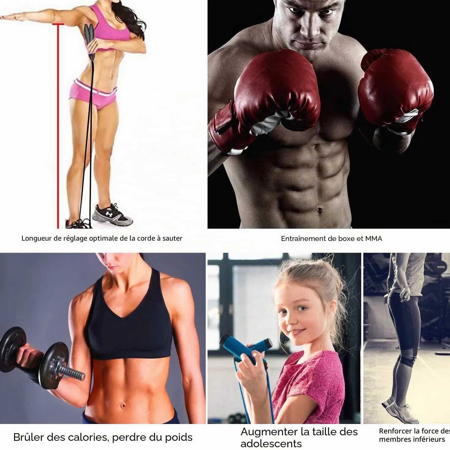 Corde à Sauter Sport sans fil avec Compteur Calories, Minuterie et LCD, Poignées Antidérapantes Réglable pour Adulte Enfant