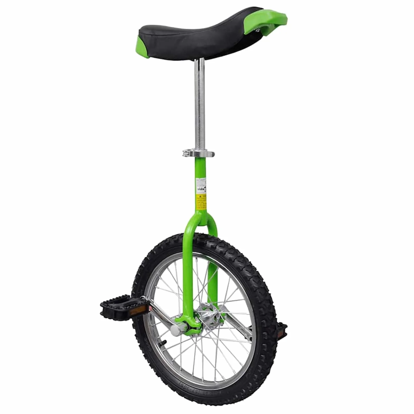 Monocycle réglable vert 16 pouces