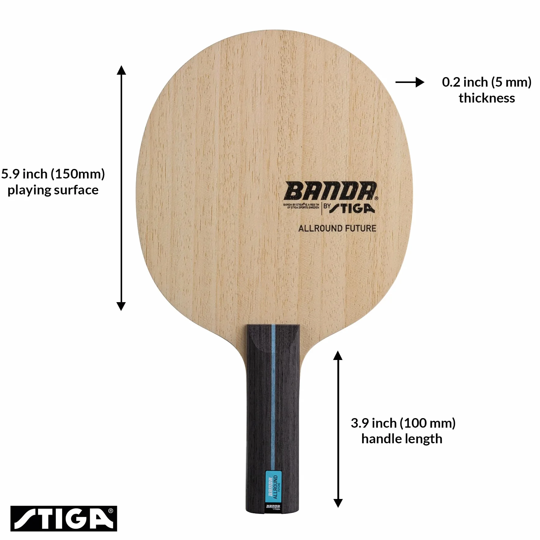 Banda by STIGA Allround Future Bois de Tennis de Table