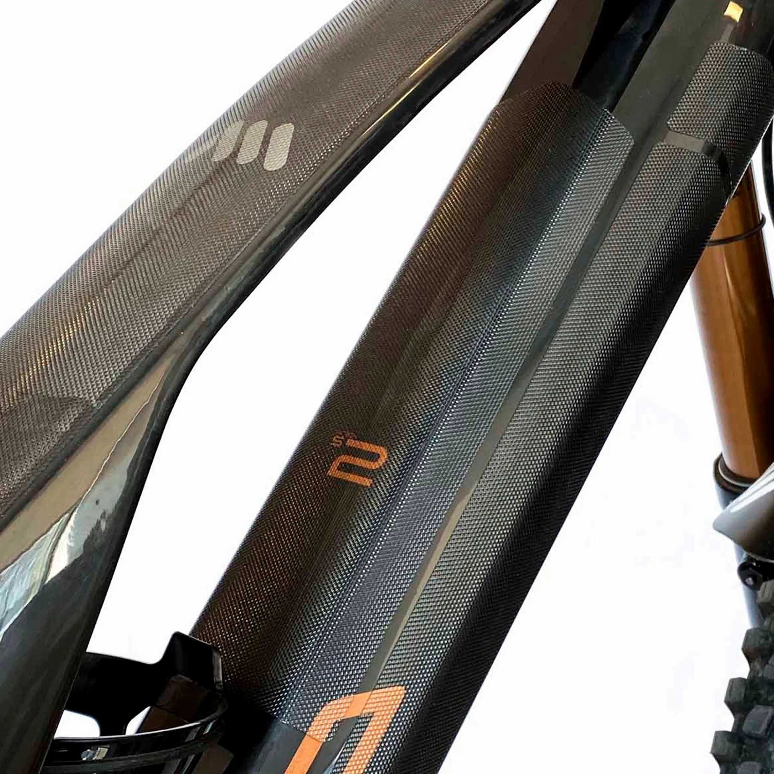 All Mountain Style Protection Cadre VTT électrique | Film adhésif Transparent pour protéger Votre vélo des Rayures et des Chocs