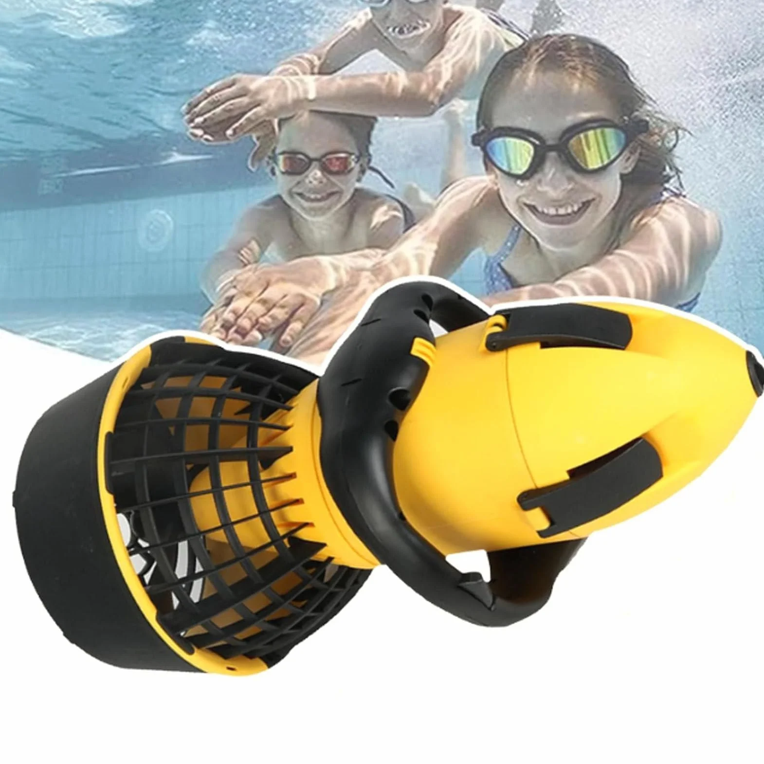 Scooter sous-marin 500W, propulseur de plongée double vitesse étanche pour piscine et plongée