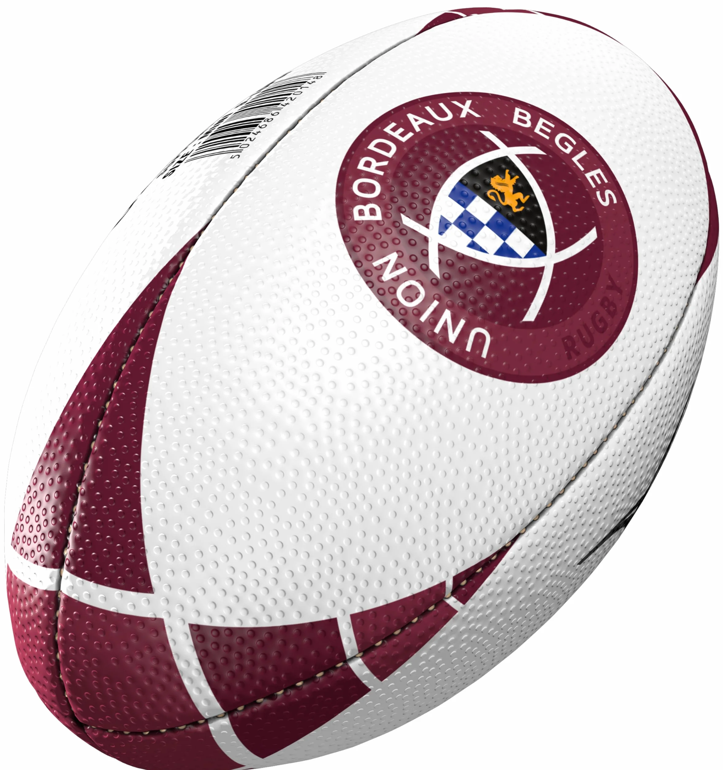 Gilbert Mini Ballon de Rugby UBB Bordeaux - Collection Officielle