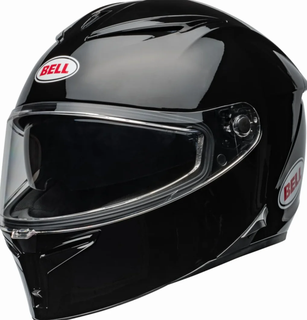 Bell Lithium Solid ECE Casque Moto Coque Dynamique, Visière Solaire Intégrée, Doublure EPS Multi-Densité, Optique Classe 1, Écran Pinlock, Couleur : Black, Taille : M