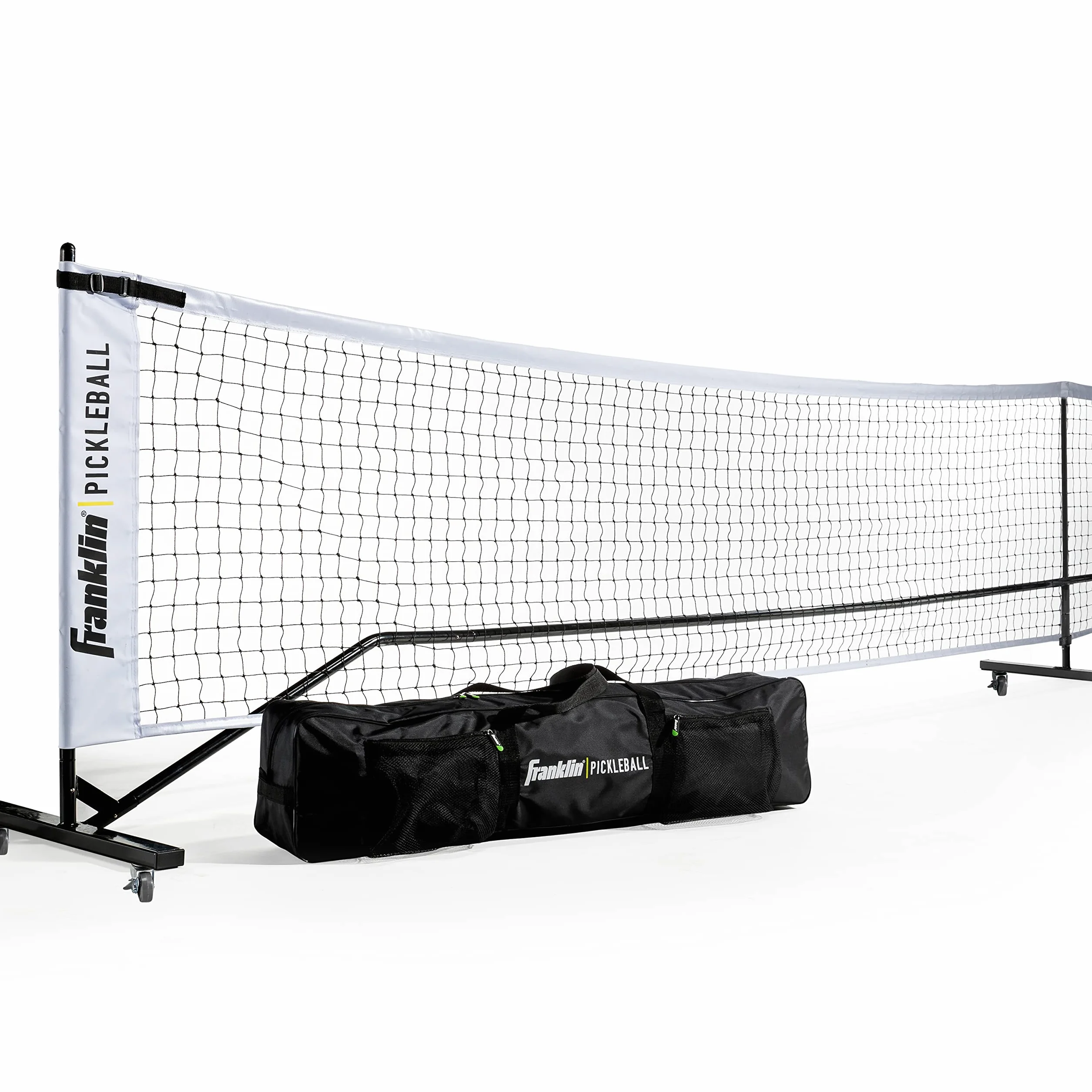 Franklin Sports Filet de Pickleball Portable d'extérieur – Taille Réglementaire Officielle 6,7 m avec Sac de Transport