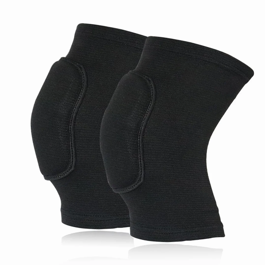 Genouillères de Danse Élastiques Respirantes Lot de 2 pour Sport Volleyball Course Basketball