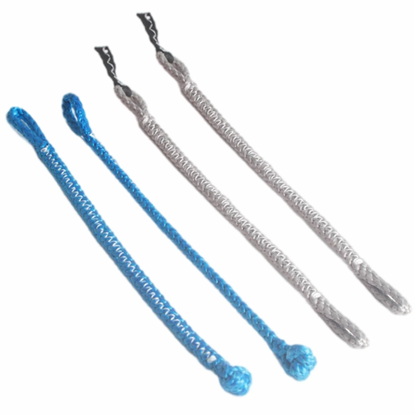 Lot de 4 Nattes de Kitesurf, Pigtails de Rechange 1000 Kg, Bleu Gris