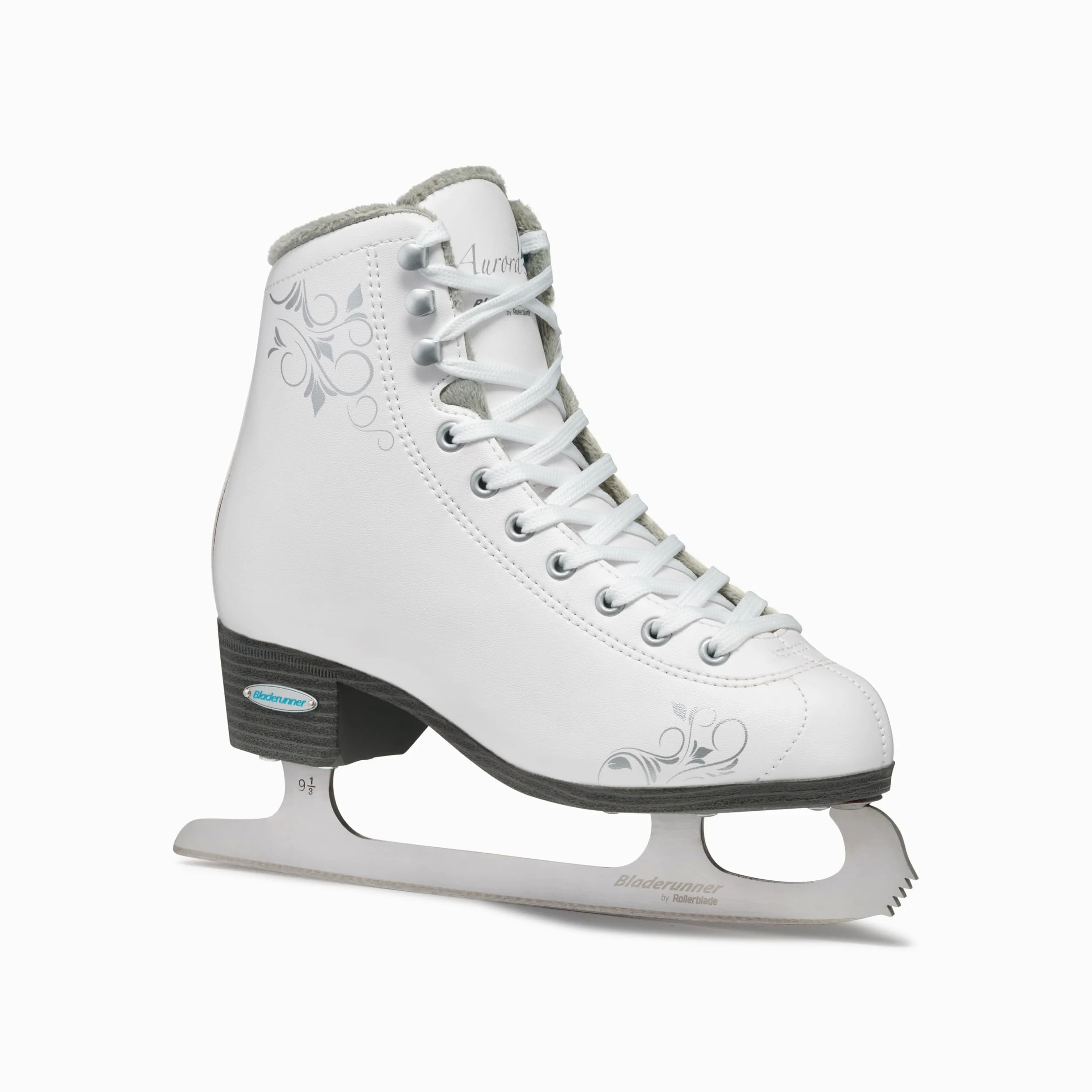 Bladerunner Aurora W Patins à Glace, Femme, Blanc/Argent, 39