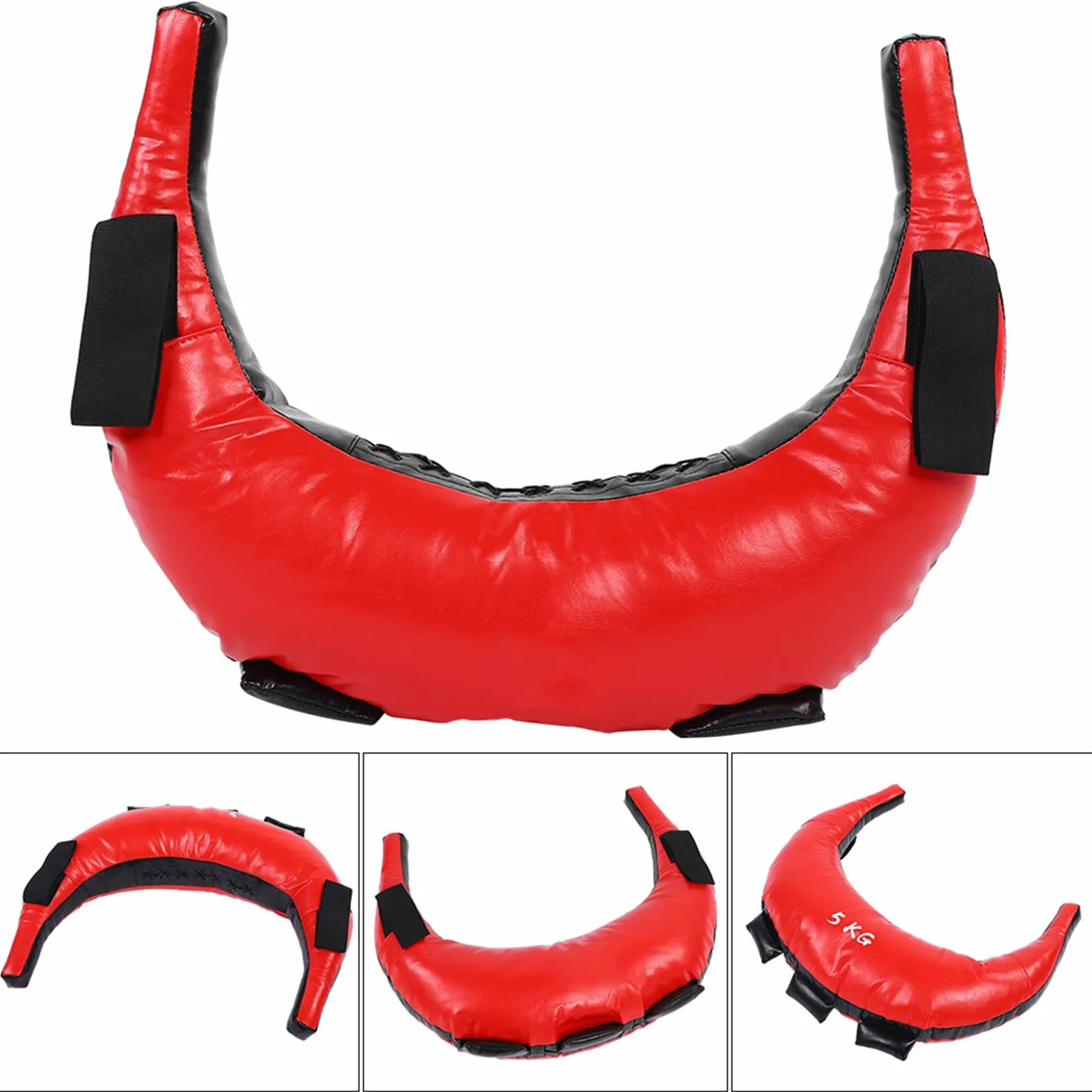 Sac de Puissance de Fitness en Cuir Synthétique 5-25 Kg avec Poignées